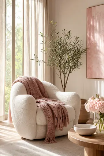 Cozy modern living room